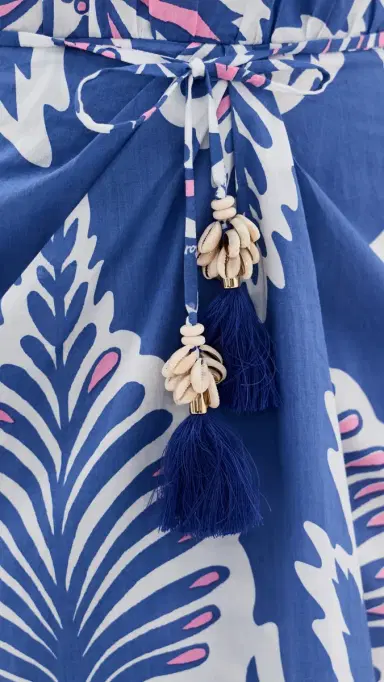 Poupette St Barth anon Mini Dress Royal Cartagena | Thumbnail 6 Poupette St Barth anon Mini Dress Royal Cartagena | Thumbnail 6