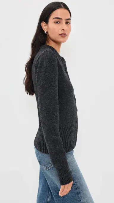 Aligne Abigail Wool Cardigan Grey Marl | Thumbnail 4 Aligne Abigail Wool Cardigan Grey Marl | Thumbnail 4