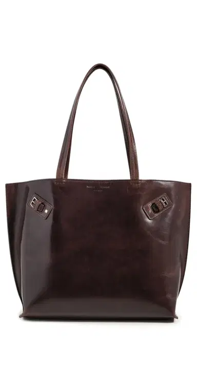 Proenza Schouler Days Tote In Pull Up Calfskin Dark Brown One Size | Thumbnail 1 Proenza Schouler Days Tote In Pull Up Calfskin Dark Brown One Size | Thumbnail 1