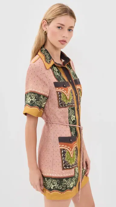 ALÉMAIS Darcey Mini Dress Multi | Thumbnail 4 ALÉMAIS Darcey Mini Dress Multi | Thumbnail 4