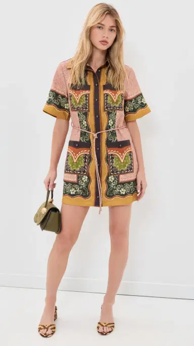 ALÉMAIS Darcey Mini Dress Multi | Thumbnail 5 ALÉMAIS Darcey Mini Dress Multi | Thumbnail 5