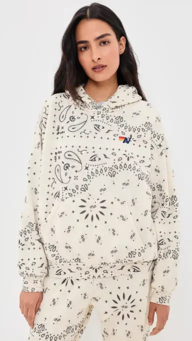 Aviator Nation Bandana Relaxed Pullover Hoodie Vintage White | Thumbnail 3 Aviator Nation Bandana Relaxed Pullover Hoodie Vintage White | Thumbnail 3