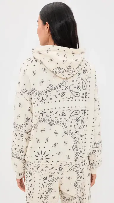 Aviator Nation Bandana Relaxed Pullover Hoodie Vintage White | Thumbnail 4 Aviator Nation Bandana Relaxed Pullover Hoodie Vintage White | Thumbnail 4