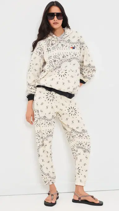 Aviator Nation Bandana Relaxed Pullover Hoodie Vintage White | Thumbnail 6 Aviator Nation Bandana Relaxed Pullover Hoodie Vintage White | Thumbnail 6