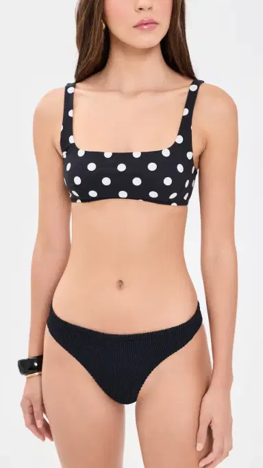 Hunza G Colette Bikini Set Black/Polka Dot | Thumbnail 2 Hunza G Colette Bikini Set Black/Polka Dot | Thumbnail 2
