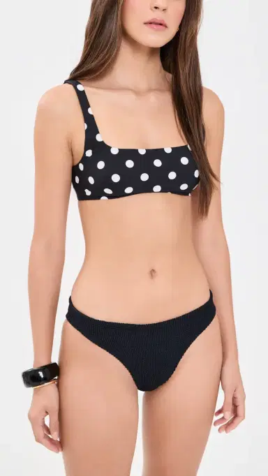Hunza G Colette Bikini Set Black/Polka Dot | Thumbnail 5 Hunza G Colette Bikini Set Black/Polka Dot | Thumbnail 5