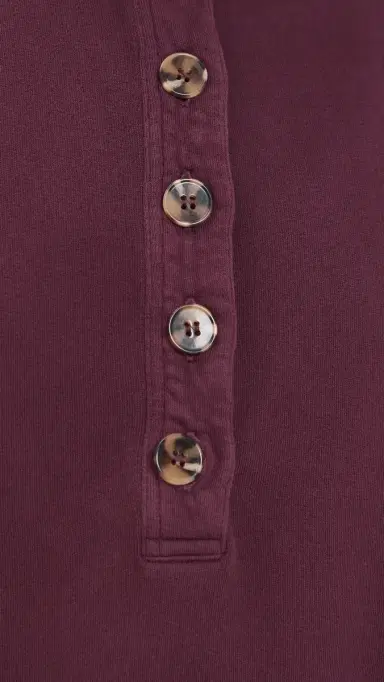 Velvet Fatima weatshirt Dark Plum | Thumbnail 6 Velvet Fatima weatshirt Dark Plum | Thumbnail 6