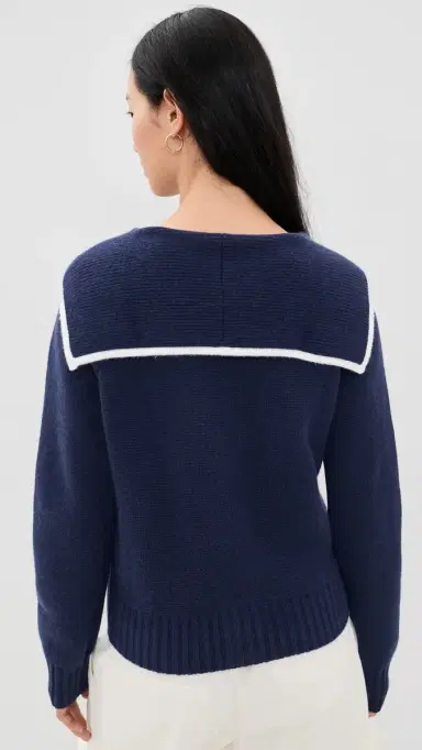 Good American The Knit ailor Zip Up New Navy002 | Thumbnail 3 Good American The Knit ailor Zip Up New Navy002 | Thumbnail 3