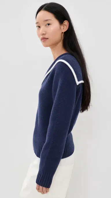 Good American The Knit ailor Zip Up New Navy002 | Thumbnail 4 Good American The Knit ailor Zip Up New Navy002 | Thumbnail 4