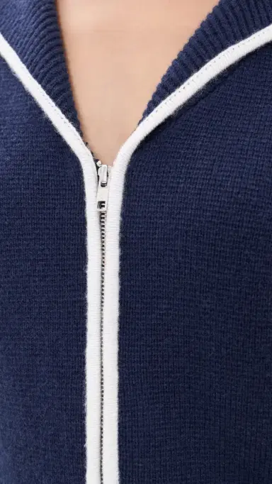 Good American The Knit ailor Zip Up New Navy002 | Thumbnail 6 Good American The Knit ailor Zip Up New Navy002 | Thumbnail 6