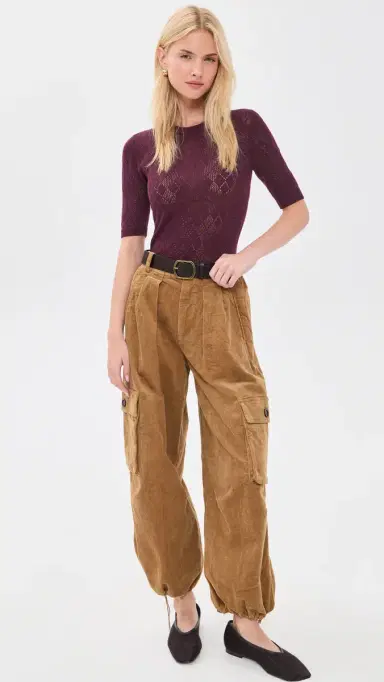Sea Jane Argyle Sweater Burgundy | Thumbnail 5 Sea Jane Argyle Sweater Burgundy | Thumbnail 5