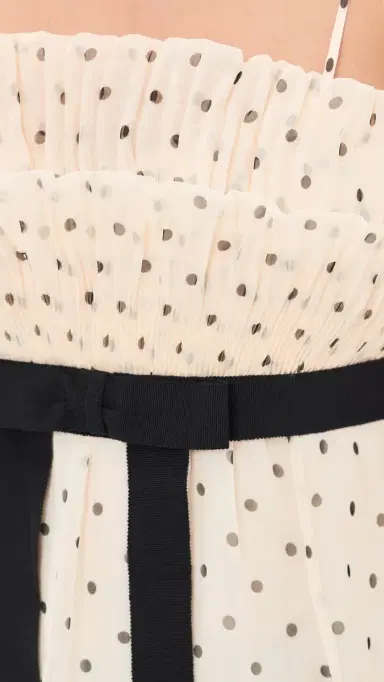 Zimmermann Pleated Frill Camisole Cream Dot | Thumbnail 6 Zimmermann Pleated Frill Camisole Cream Dot | Thumbnail 6