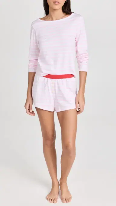 Cozyland by Morgan Lane Ellie Tee Candy Cane tripe | Thumbnail 5 Cozyland by Morgan Lane Ellie Tee Candy Cane tripe | Thumbnail 5