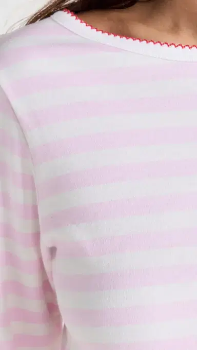 Cozyland by Morgan Lane Ellie Tee Candy Cane tripe | Thumbnail 6 Cozyland by Morgan Lane Ellie Tee Candy Cane tripe | Thumbnail 6