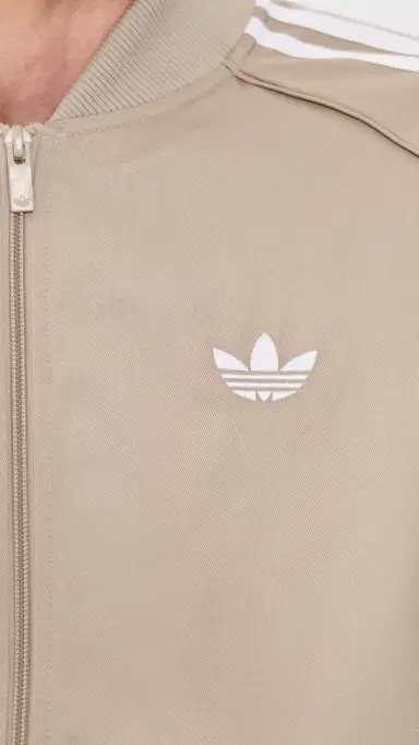 Adidas Classics Cotton Twill Track Top Khaki Three | Thumbnail 6 Adidas Classics Cotton Twill Track Top Khaki Three | Thumbnail 6