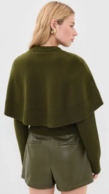 Ronny Kobo Evian Knit Top Olive | Thumbnail 3 Ronny Kobo Evian Knit Top Olive | Thumbnail 3