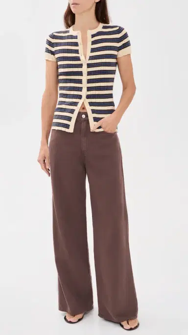 Madewell Petite Ultimate Airy Denim Wide Leg Jeans Cocoa | Thumbnail 5 Madewell Petite Ultimate Airy Denim Wide Leg Jeans Cocoa | Thumbnail 5