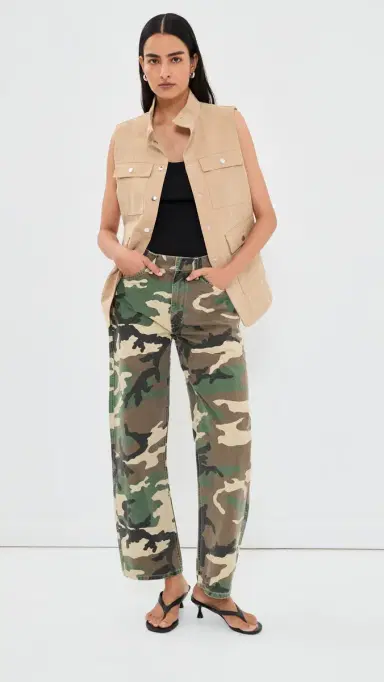 Nili Lotan Tribeca Pants Khaki Overdyed Camo | Thumbnail 5 Nili Lotan Tribeca Pants Khaki Overdyed Camo | Thumbnail 5