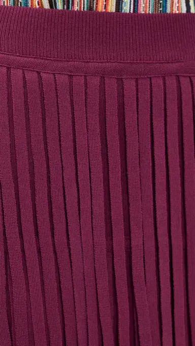 SIMONMILLER Za Za Knit Fringe Skirt Pomegranate | Thumbnail 6 SIMONMILLER Za Za Knit Fringe Skirt Pomegranate | Thumbnail 6