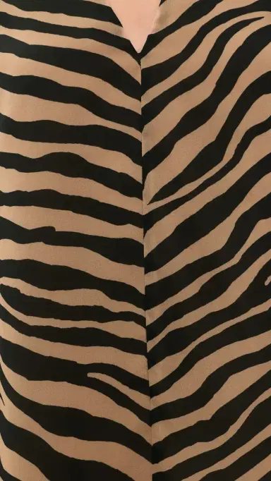 SIMONMILLER Marion Chiffon Dress Tiger tripe | Thumbnail 6 SIMONMILLER Marion Chiffon Dress Tiger tripe | Thumbnail 6