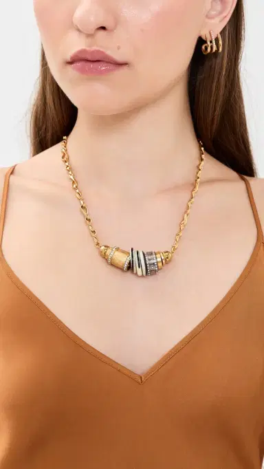 Elizabeth Cole Tricia Necklace Natural One Size | Thumbnail 3 Elizabeth Cole Tricia Necklace Natural One Size | Thumbnail 3