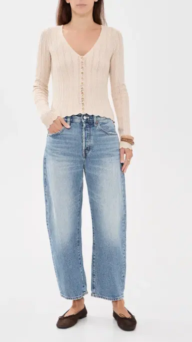 Madewell The Short Barrel-Leg Jeans Solstice Wash | Thumbnail 5 Madewell The Short Barrel-Leg Jeans Solstice Wash | Thumbnail 5