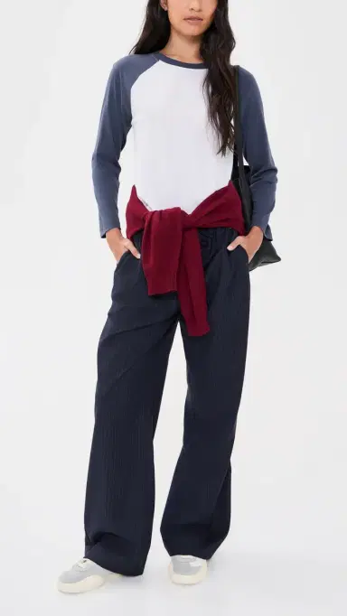 Rowing Blazers Pinstripe Everyday Pants NAVY | Thumbnail 5 Rowing Blazers Pinstripe Everyday Pants NAVY | Thumbnail 5