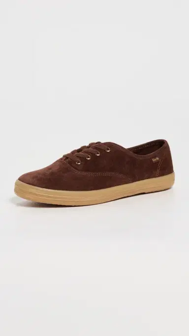 Keds Champion Luxe Suede Sneakers Chocolate | Thumbnail 2 Keds Champion Luxe Suede Sneakers Chocolate | Thumbnail 2