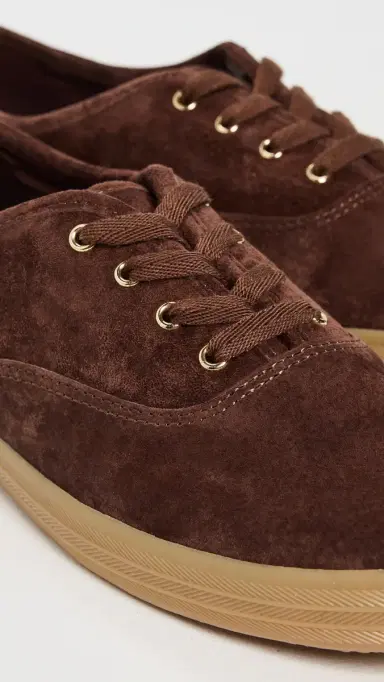 Keds Champion Luxe Suede Sneakers Chocolate | Thumbnail 6 Keds Champion Luxe Suede Sneakers Chocolate | Thumbnail 6
