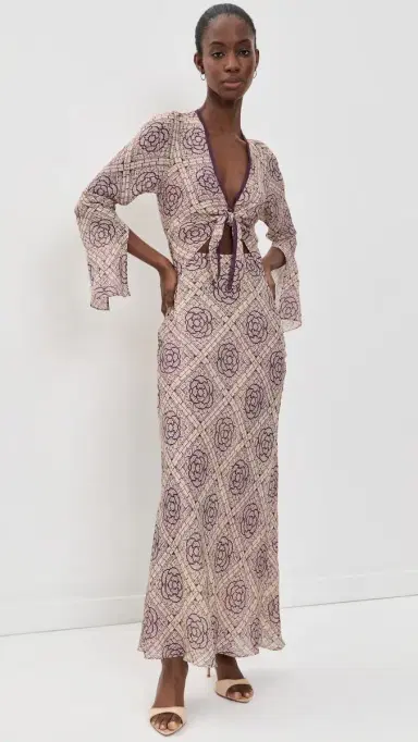 SIR. SIR. Mireli Scarf Coverup Dress Rose Parquet 1 | Thumbnail 2 SIR. SIR. Mireli Scarf Coverup Dress Rose Parquet 1 | Thumbnail 2