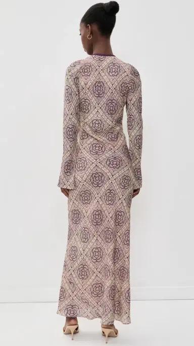 SIR. SIR. Mireli Scarf Coverup Dress Rose Parquet 1 | Thumbnail 3 SIR. SIR. Mireli Scarf Coverup Dress Rose Parquet 1 | Thumbnail 3