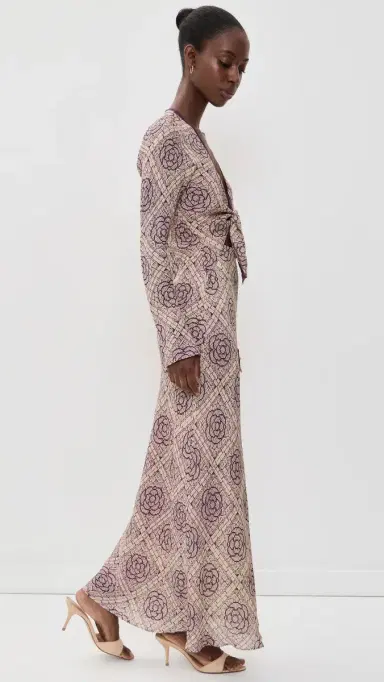 SIR. SIR. Mireli Scarf Coverup Dress Rose Parquet 1 | Thumbnail 4 SIR. SIR. Mireli Scarf Coverup Dress Rose Parquet 1 | Thumbnail 4