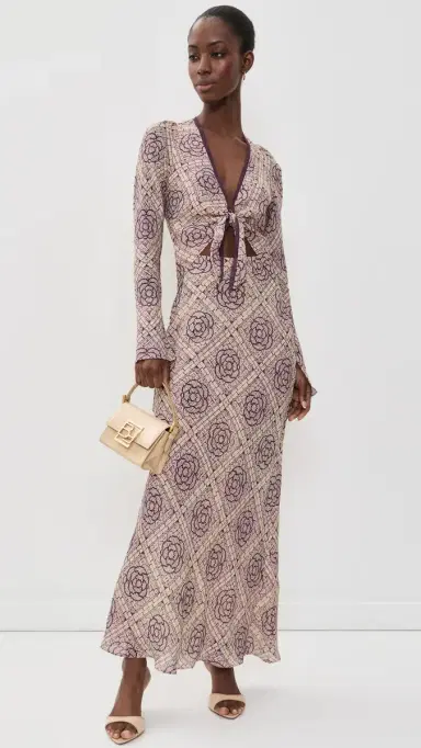 SIR. SIR. Mireli Scarf Coverup Dress Rose Parquet 1 | Thumbnail 5 SIR. SIR. Mireli Scarf Coverup Dress Rose Parquet 1 | Thumbnail 5
