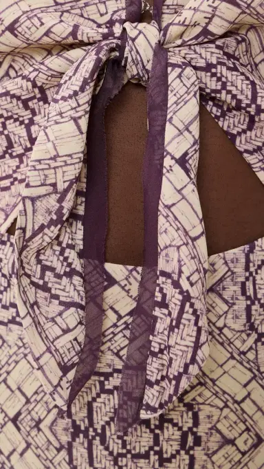 SIR. SIR. Mireli Scarf Coverup Dress Rose Parquet 1 | Thumbnail 6 SIR. SIR. Mireli Scarf Coverup Dress Rose Parquet 1 | Thumbnail 6