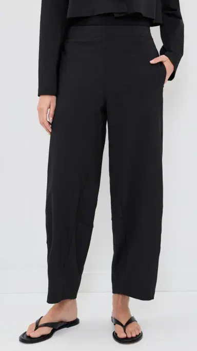 RIPLEY RADER Ponte Knit Barrel Pants Black | Thumbnail 2 RIPLEY RADER Ponte Knit Barrel Pants Black | Thumbnail 2