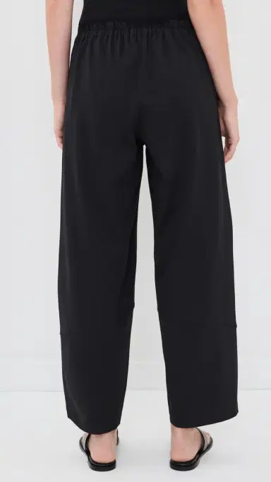 RIPLEY RADER Ponte Knit Barrel Pants Black | Thumbnail 3 RIPLEY RADER Ponte Knit Barrel Pants Black | Thumbnail 3