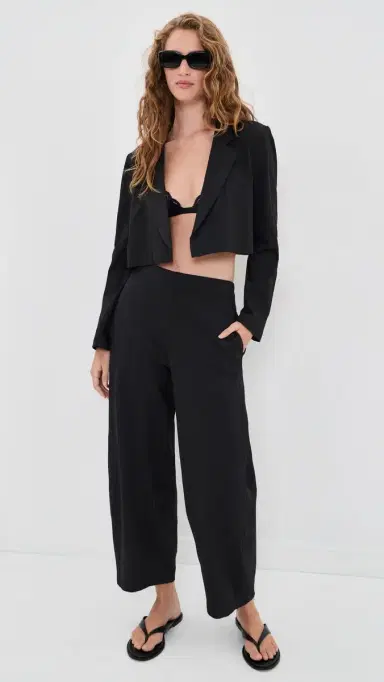 RIPLEY RADER Ponte Knit Barrel Pants Black | Thumbnail 5 RIPLEY RADER Ponte Knit Barrel Pants Black | Thumbnail 5
