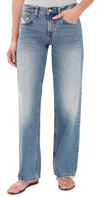 Madewell The Low-Rise Loose Jeans Solstice Wash | Thumbnail 1 Madewell The Low-Rise Loose Jeans Solstice Wash | Thumbnail 1