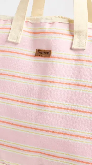 PARKE Oversized Striped Tote Rose Stripe One Size | Thumbnail 5 PARKE Oversized Striped Tote Rose Stripe One Size | Thumbnail 5