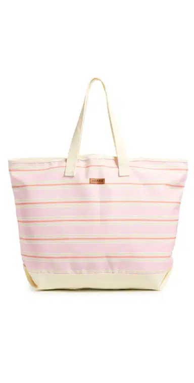 PARKE Oversized Striped Tote Rose Stripe One Size | Thumbnail 1 PARKE Oversized Striped Tote Rose Stripe One Size | Thumbnail 1