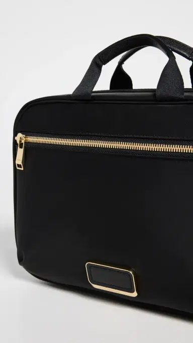 TUMI Madeline Cosmetic Bag Black/Gold One Size | Thumbnail 4 TUMI Madeline Cosmetic Bag Black/Gold One Size | Thumbnail 4