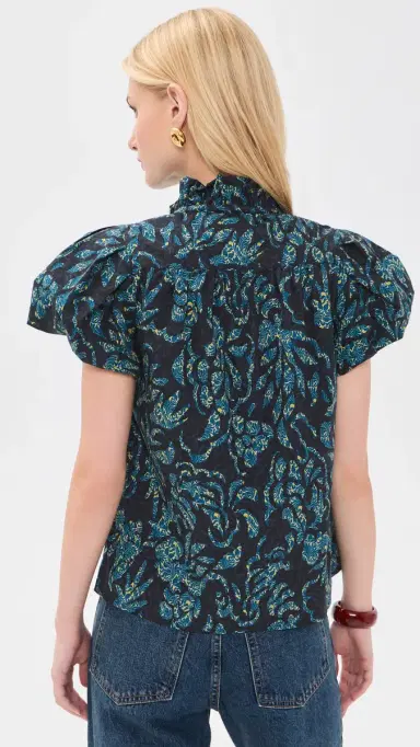Ulla Johnson Estela Short Sleeve Cotton Top | Thumbnail 3 Ulla Johnson Estela Short Sleeve Cotton Top | Thumbnail 3