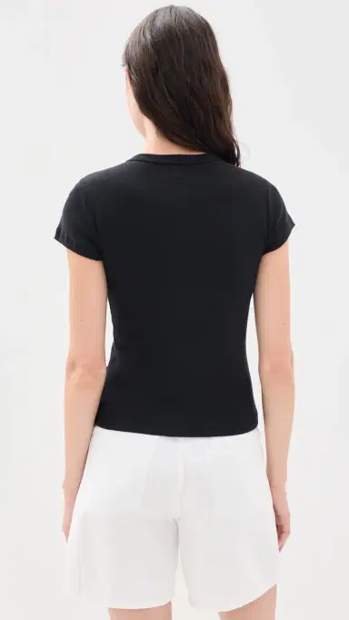 LESET Nando Slim Fit Tee Black | Thumbnail 3 LESET Nando Slim Fit Tee Black | Thumbnail 3