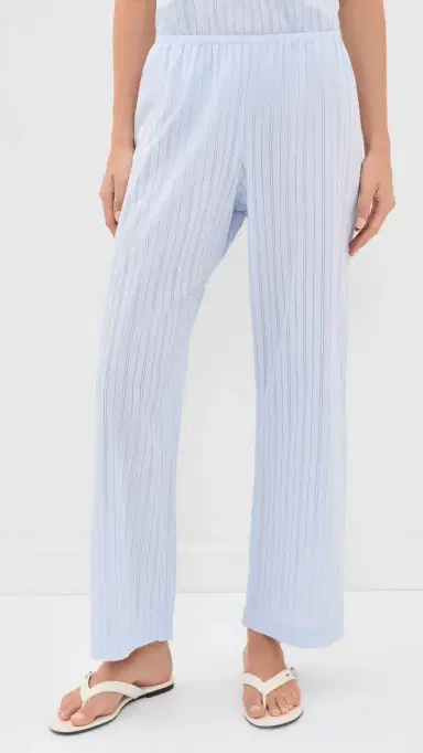 DONNI. The Eyelet Pop imple Crop Pants Cloud | Thumbnail 2 DONNI. The Eyelet Pop imple Crop Pants Cloud | Thumbnail 2