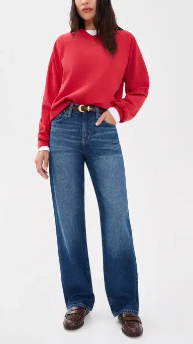 Madewell The Perfect Vintage Wide-Leg Jeans In Airy Denim Bedford Wash | Thumbnail 5 Madewell The Perfect Vintage Wide-Leg Jeans In Airy Denim Bedford Wash | Thumbnail 5