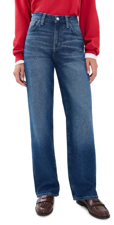 Madewell The Perfect Vintage Wide-Leg Jeans In Airy Denim Bedford Wash | Thumbnail 1 Madewell The Perfect Vintage Wide-Leg Jeans In Airy Denim Bedford Wash | Thumbnail 1
