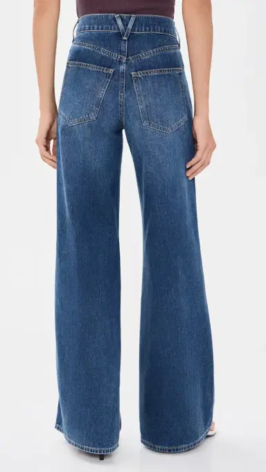 Veronica Beard Jean Kasey Wide Leg Jeans Bright Blue | Thumbnail 3 Veronica Beard Jean Kasey Wide Leg Jeans Bright Blue | Thumbnail 3