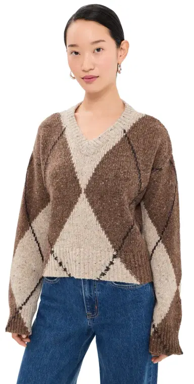 Altuzarra Parish Sweater Cocoa | Thumbnail 1 Altuzarra Parish Sweater Cocoa | Thumbnail 1