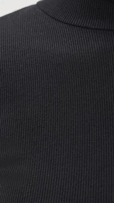 Éterne Long Sleeve Turtleneck Maxi Dress Black | Thumbnail 6 Éterne Long Sleeve Turtleneck Maxi Dress Black | Thumbnail 6