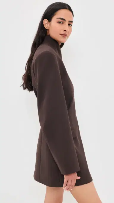 SIR. Astrine Tailored Mini Dress Coffee | Thumbnail 4 SIR. Astrine Tailored Mini Dress Coffee | Thumbnail 4